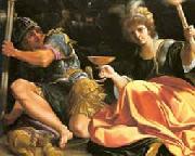 Annibale Carracci Alessandro e Taide painting